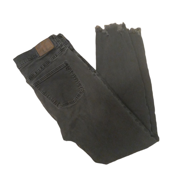 Madewell Black Button Fly High Rise Skinny Jeans - Picture 4 of 6